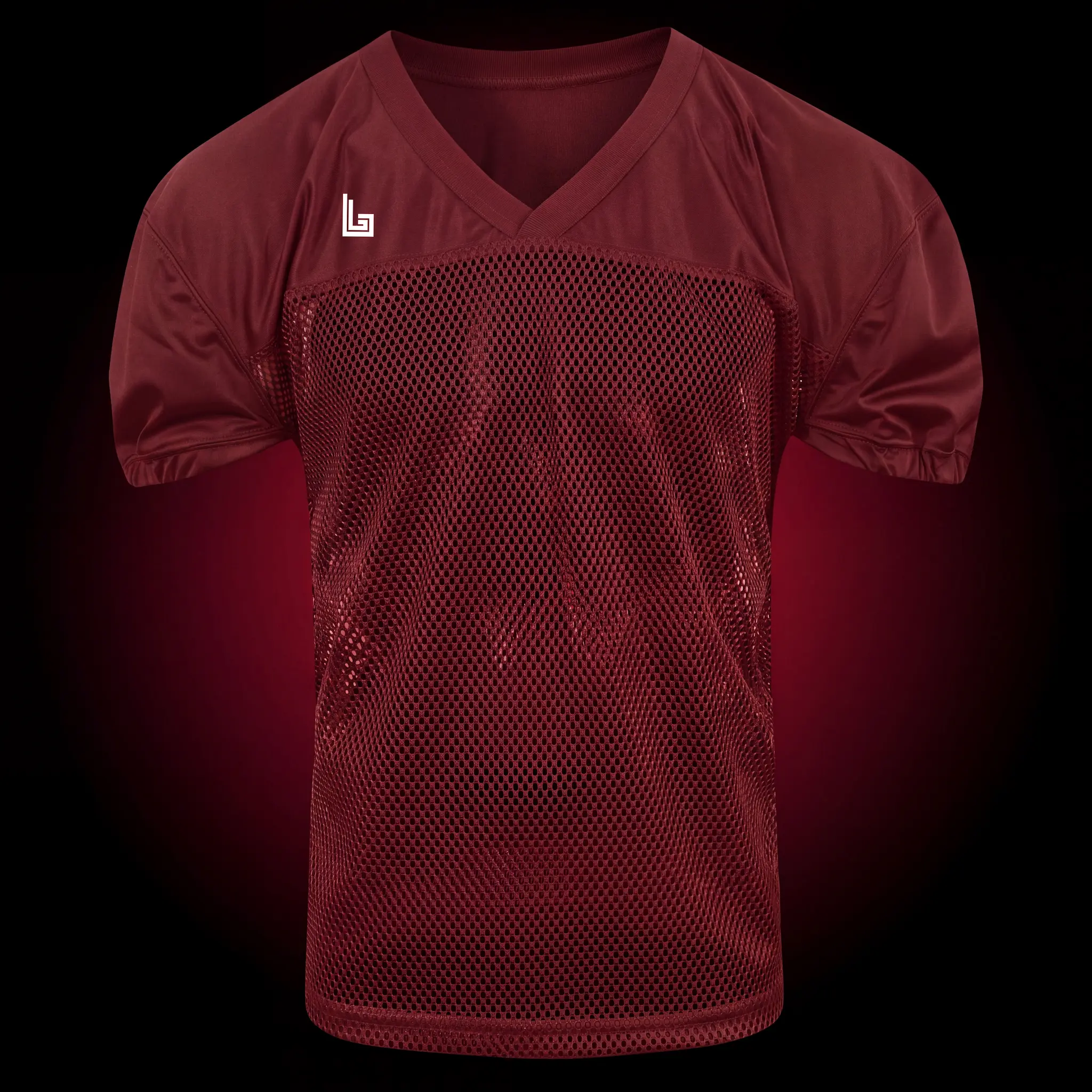 Custom football practice jersey in team colors for daily training use