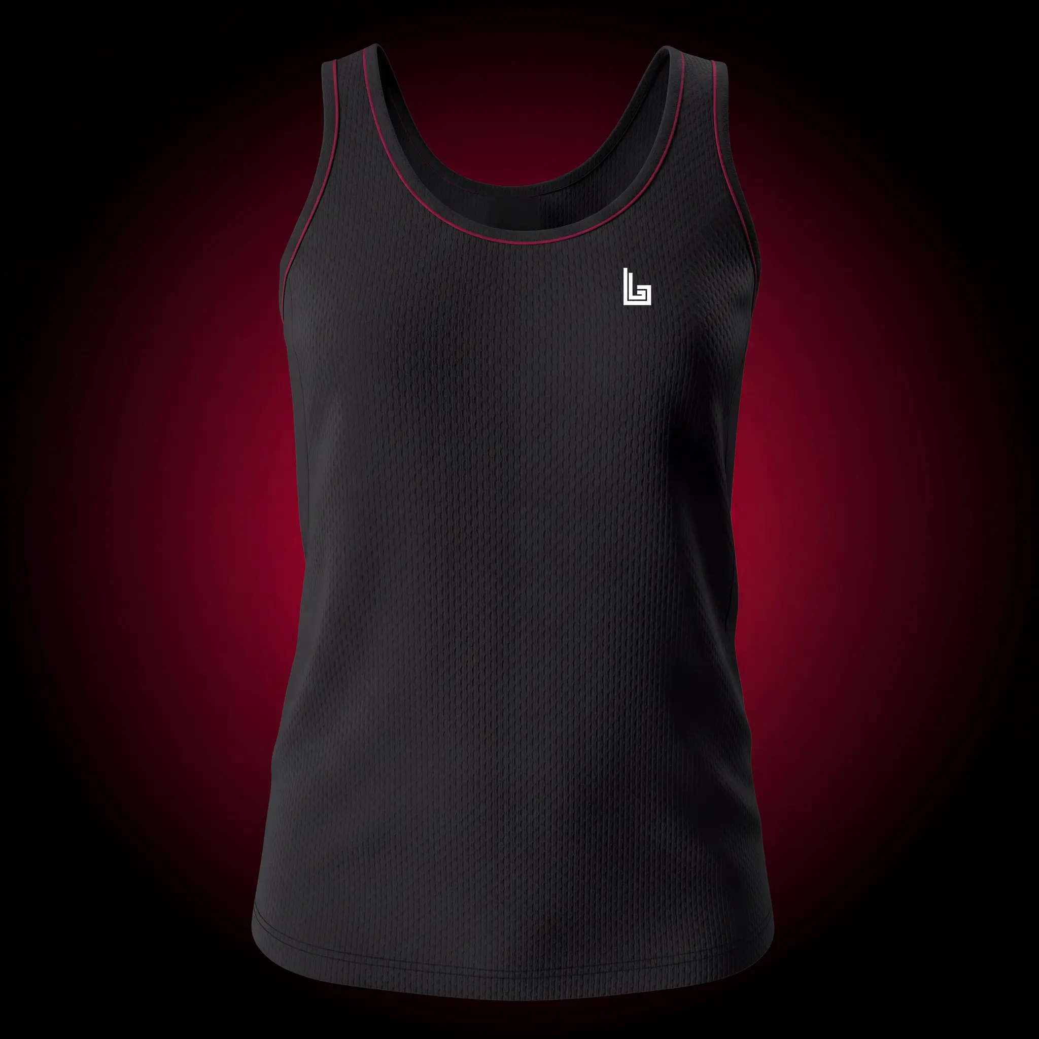 Custom athletics vest in team colors for track and field