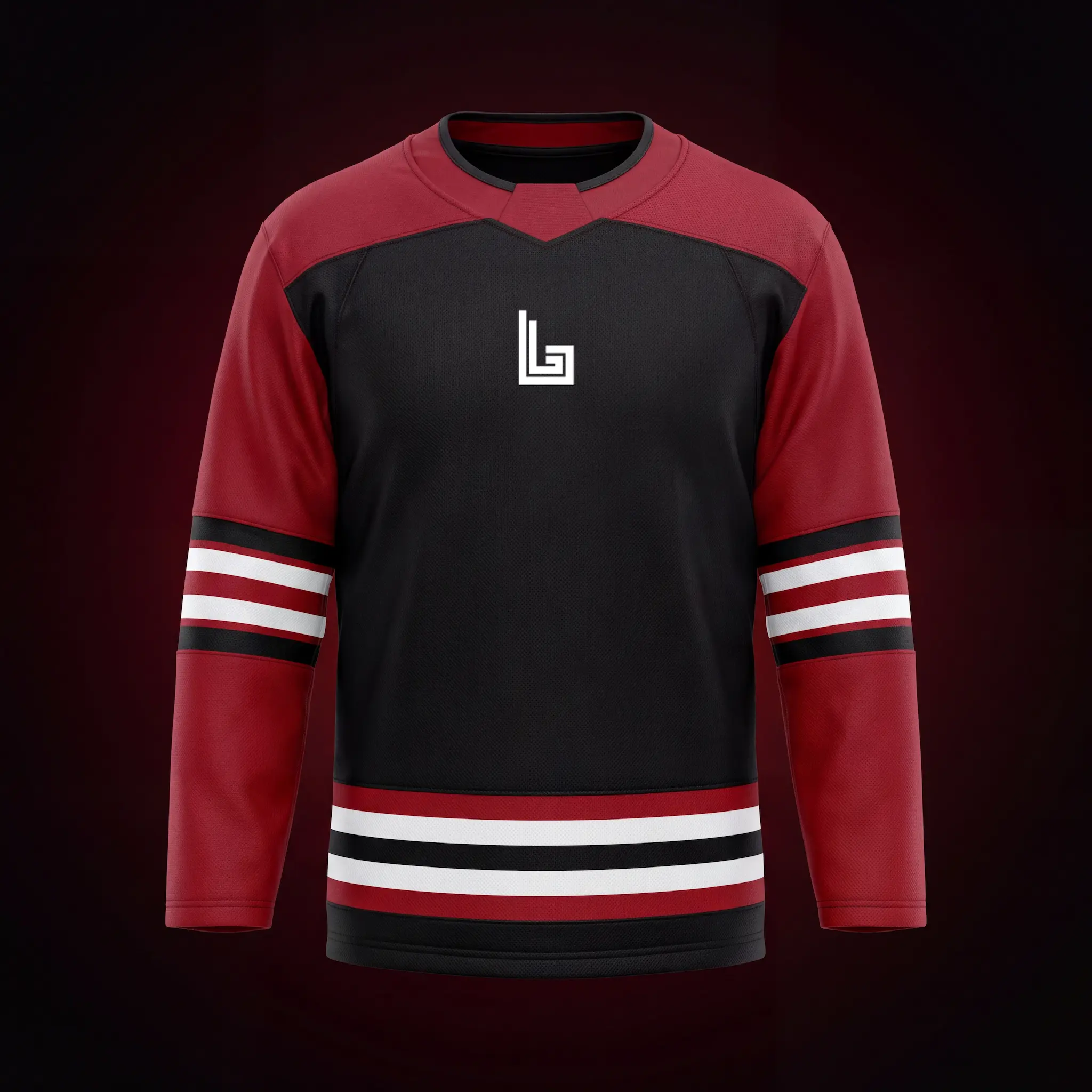 Custom sublimated ice hockey jersey by Lethletic