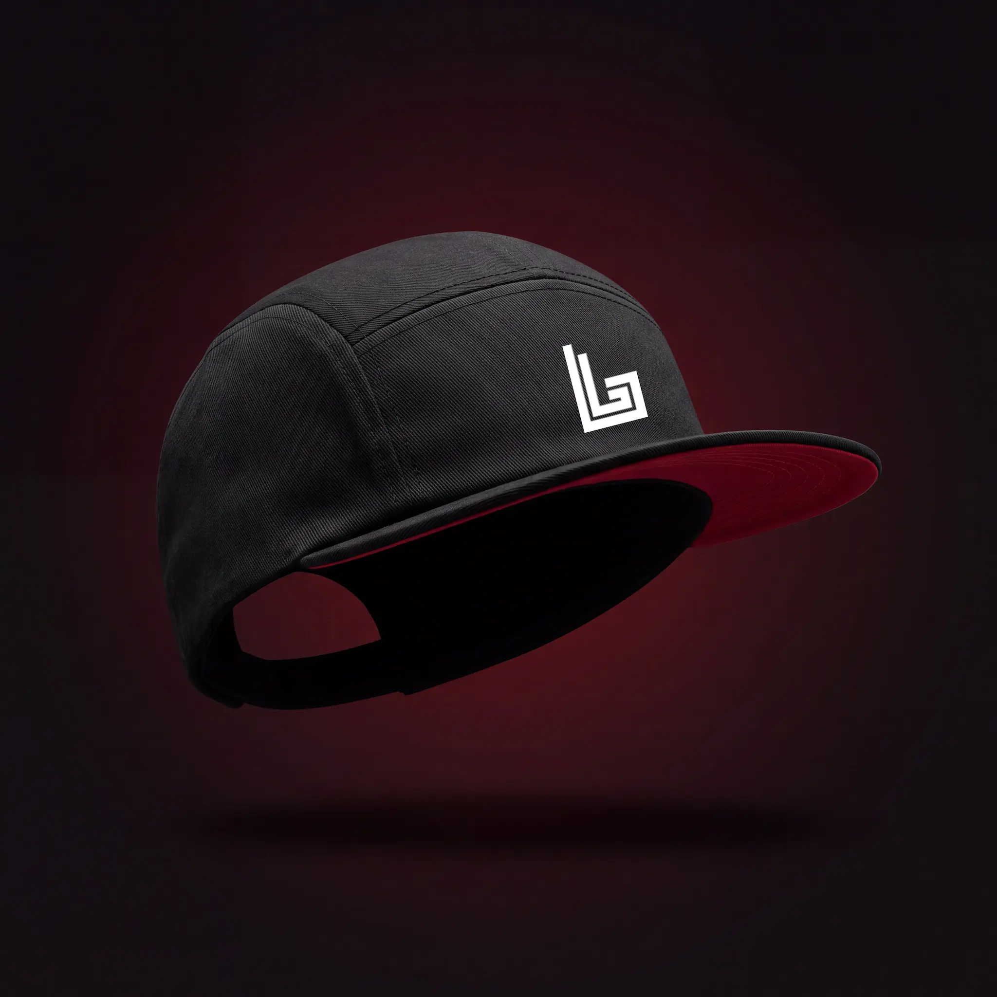 Custom sublimated cycling cap in team colors