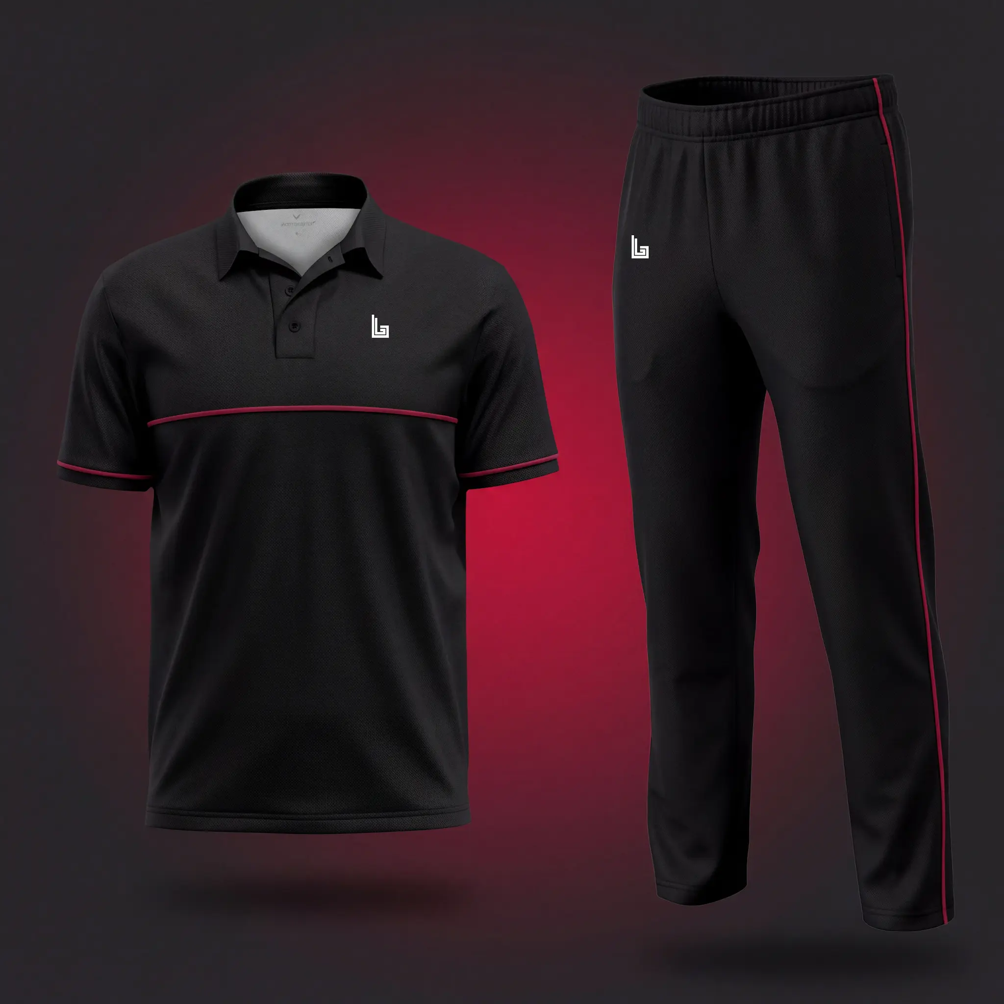 Complete custom cricket team uniform set for club or academy order
