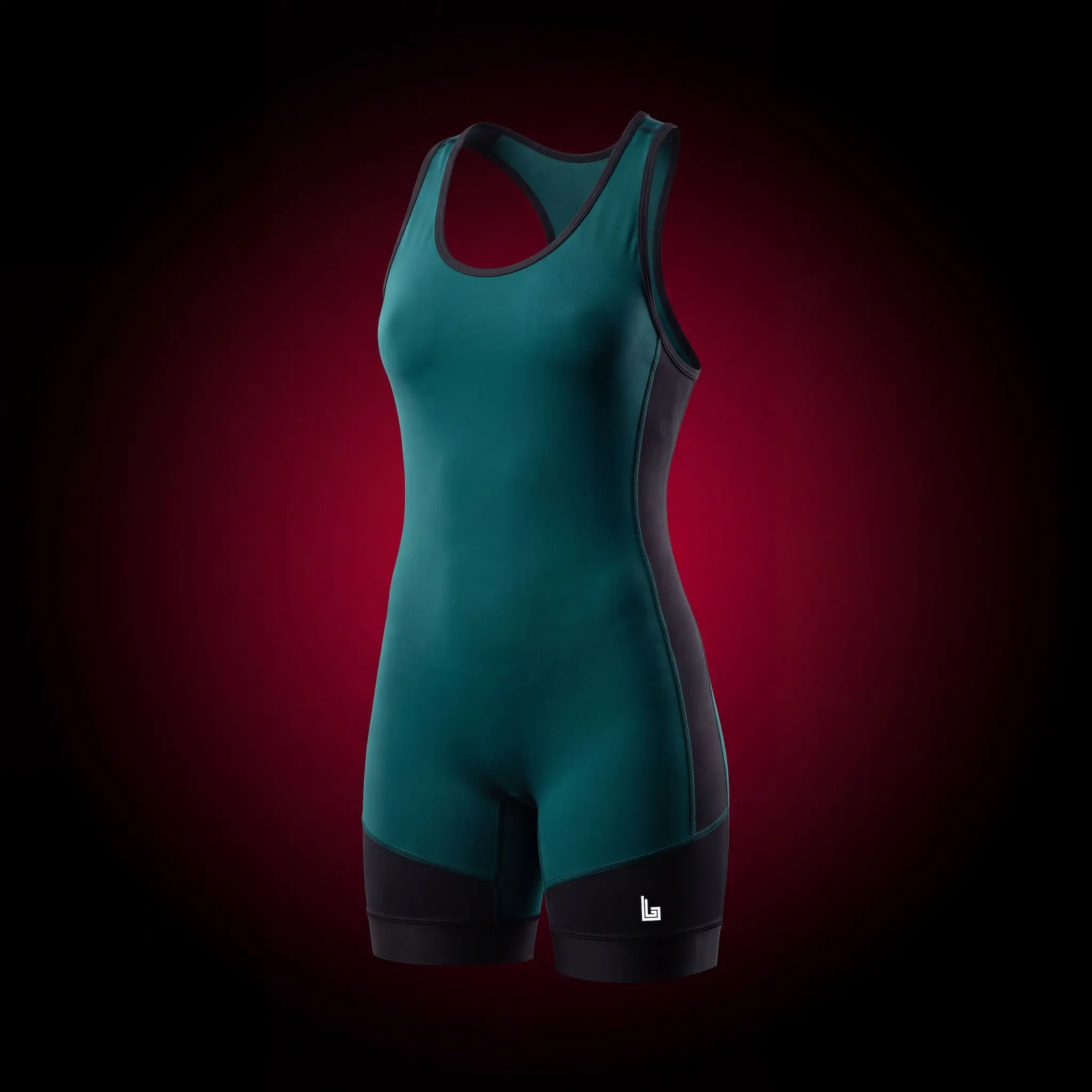 Custom sublimated powerlifting suit with team branding