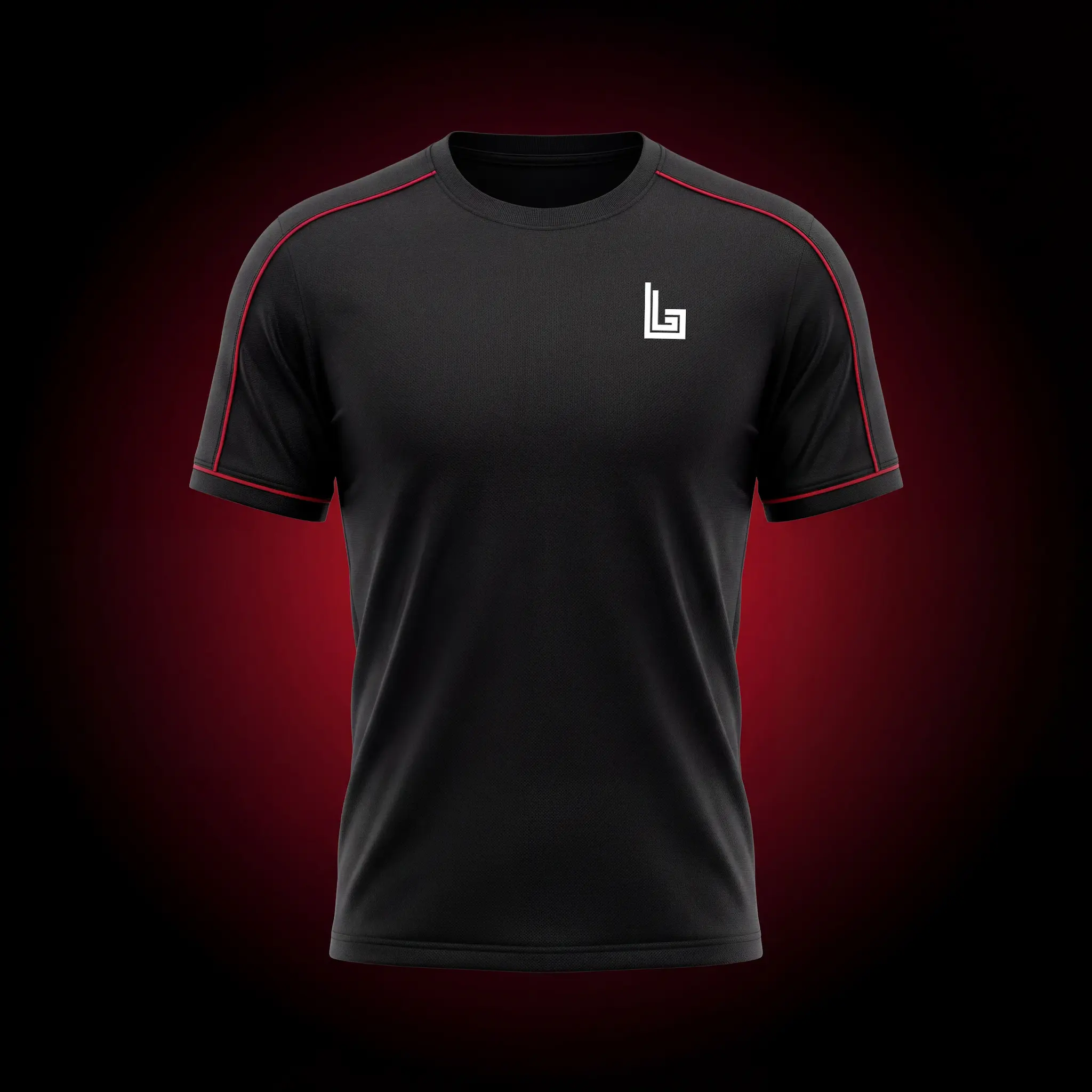 Custom sublimated MMA walkout shirt in gym colors