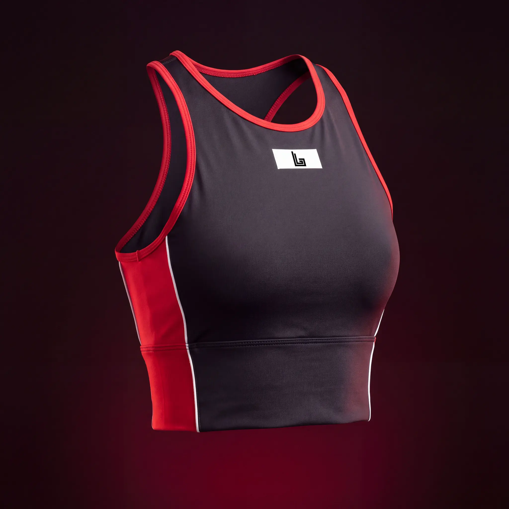 Custom athletics crop top sports bra