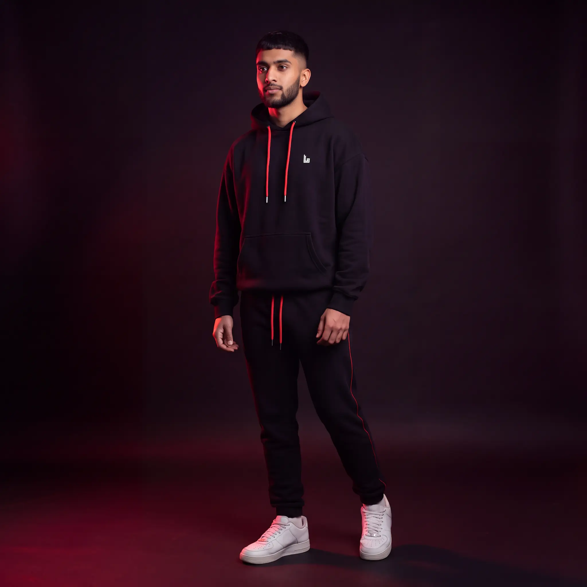 Custom hoodie and joggers from the Lethletic casual wear range