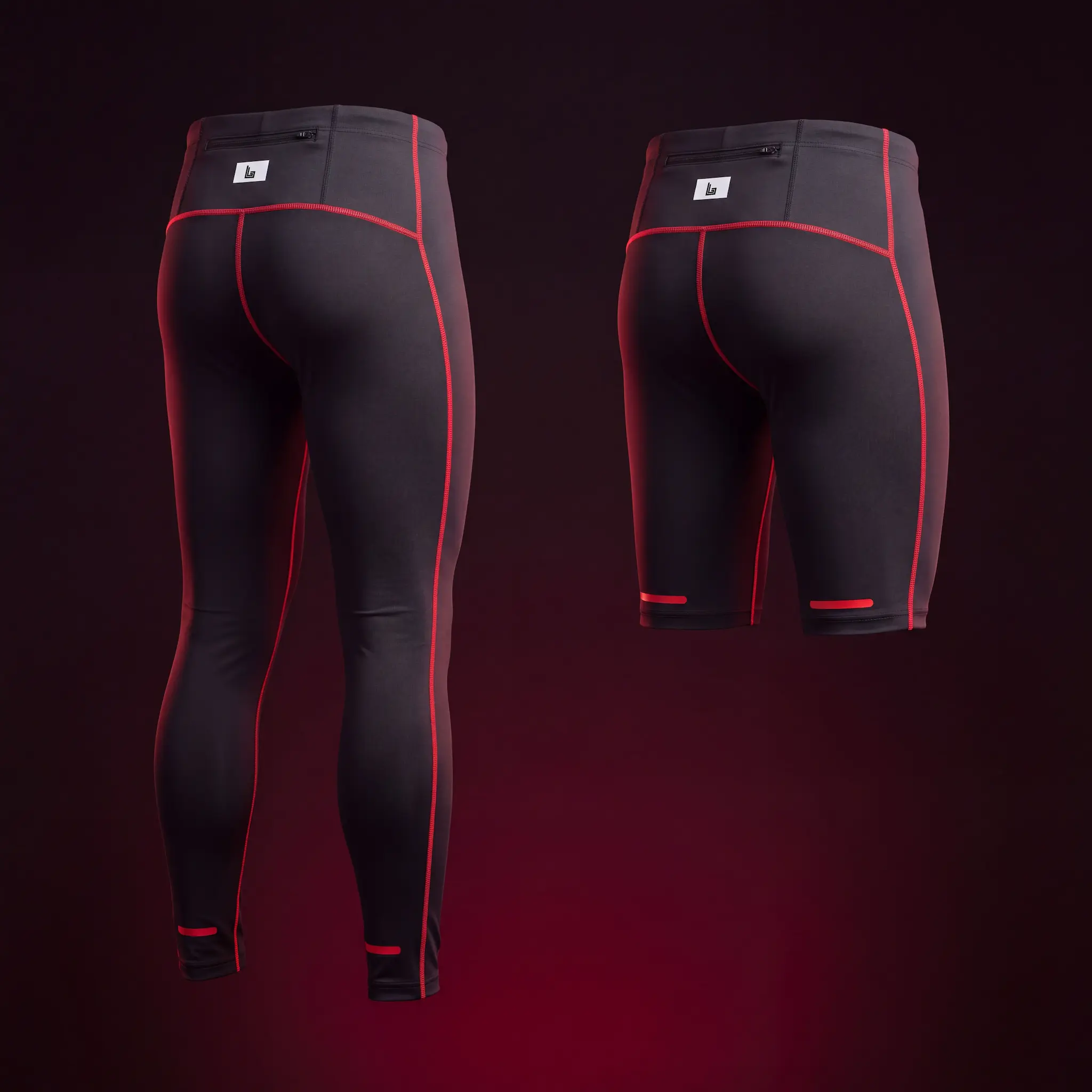 Custom compression half and full tights