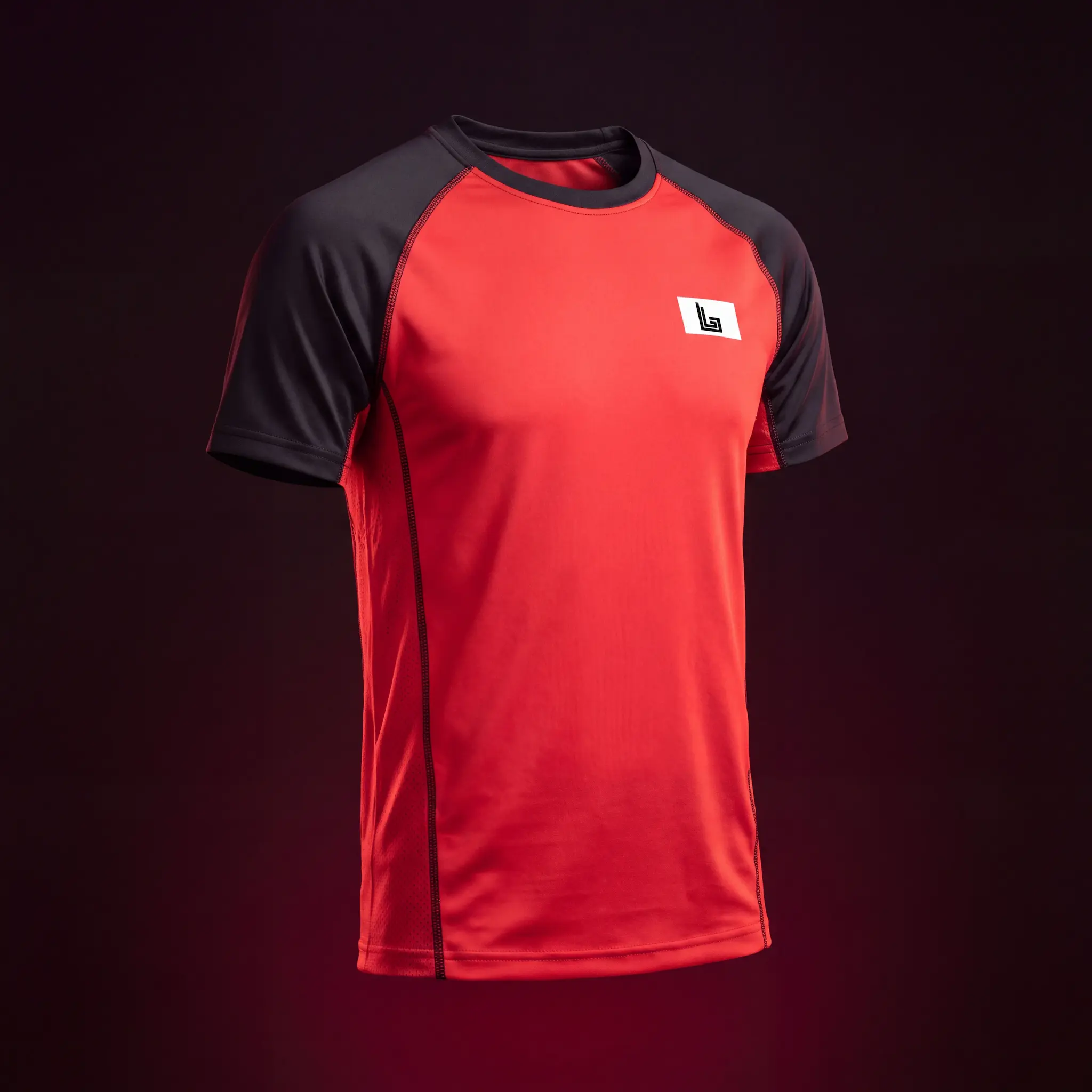 Custom dry-fit running t-shirt in club colours