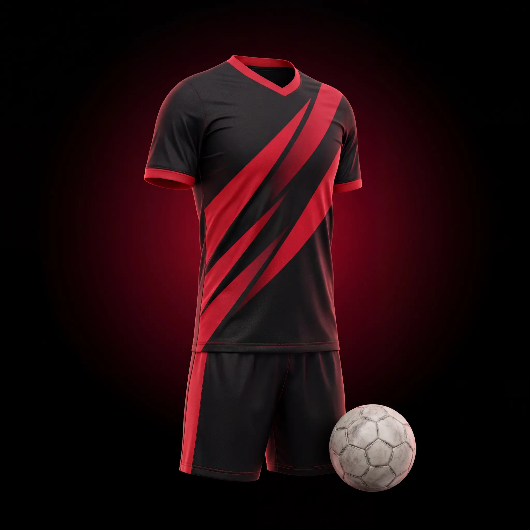 Custom futsal kit with sublimated jersey and shorts by Lethletic