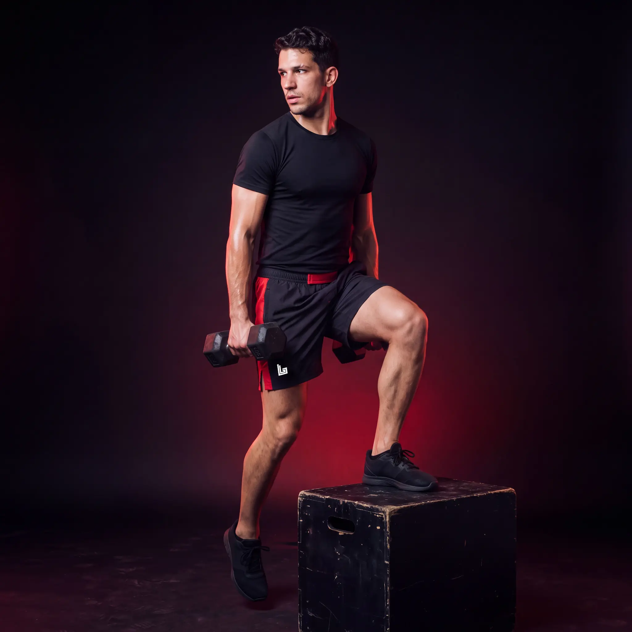 Custom gym shorts by Lethletic