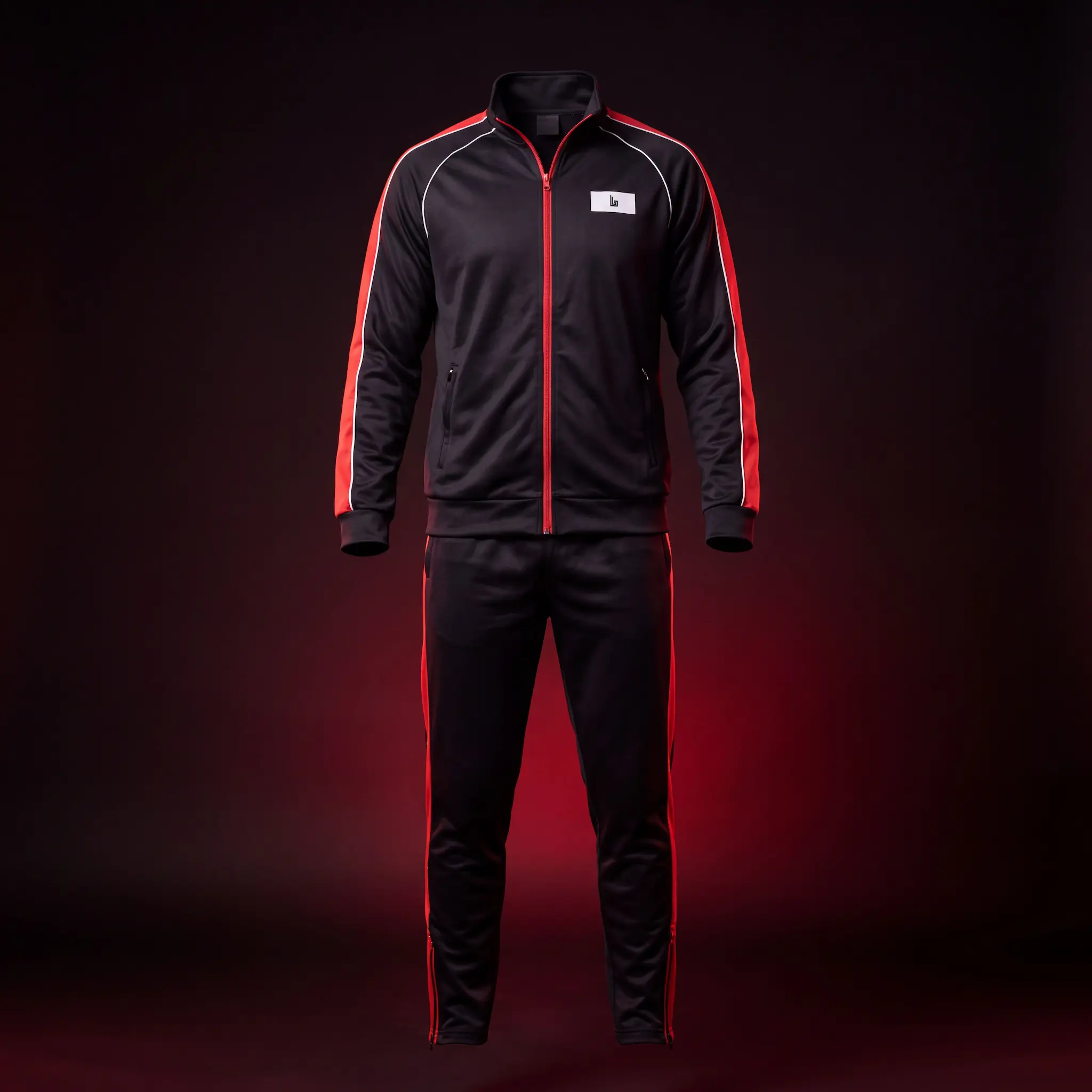 Custom judo club tracksuit with embroidered crest by Lethletic