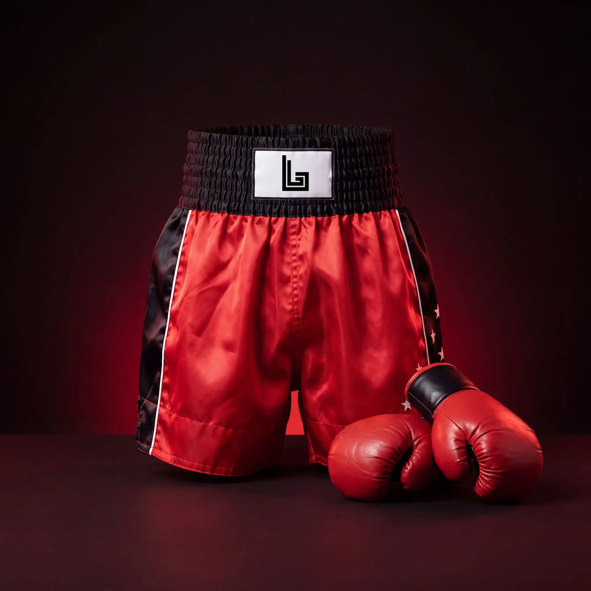 Custom kids' Muay Thai shorts by Lethletic