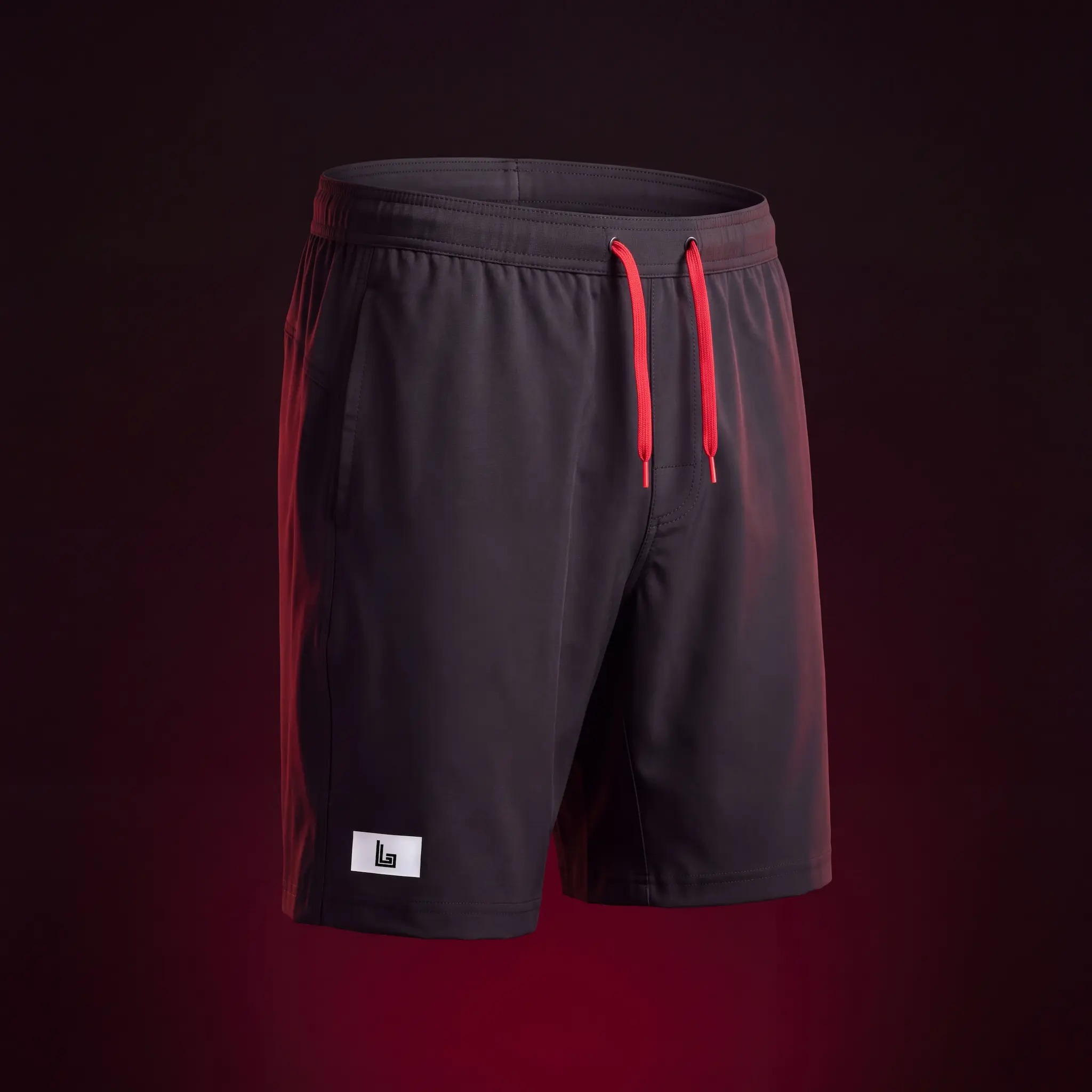 Custom men's yoga shorts in stretch fabric by Lethletic