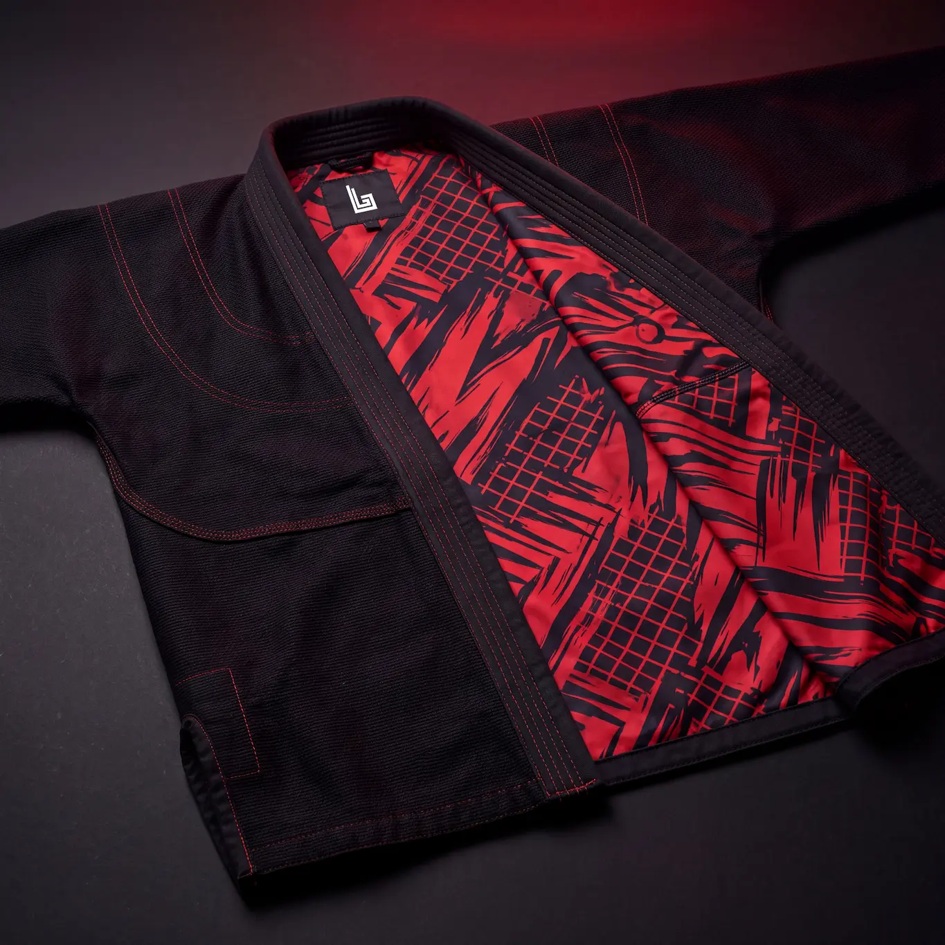 Custom sublimation BJJ gi with printed inner jacket lining