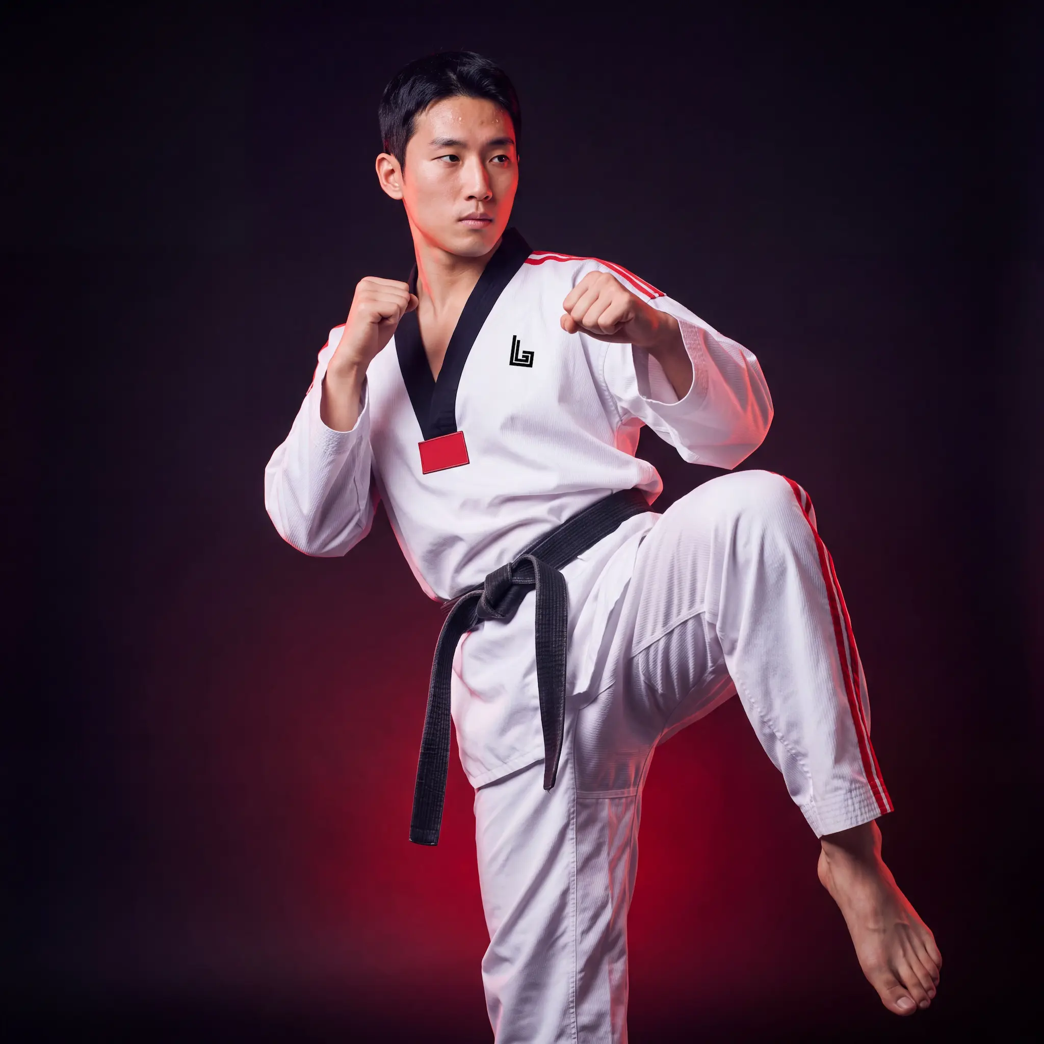 Custom taekwondo dobok by Lethletic