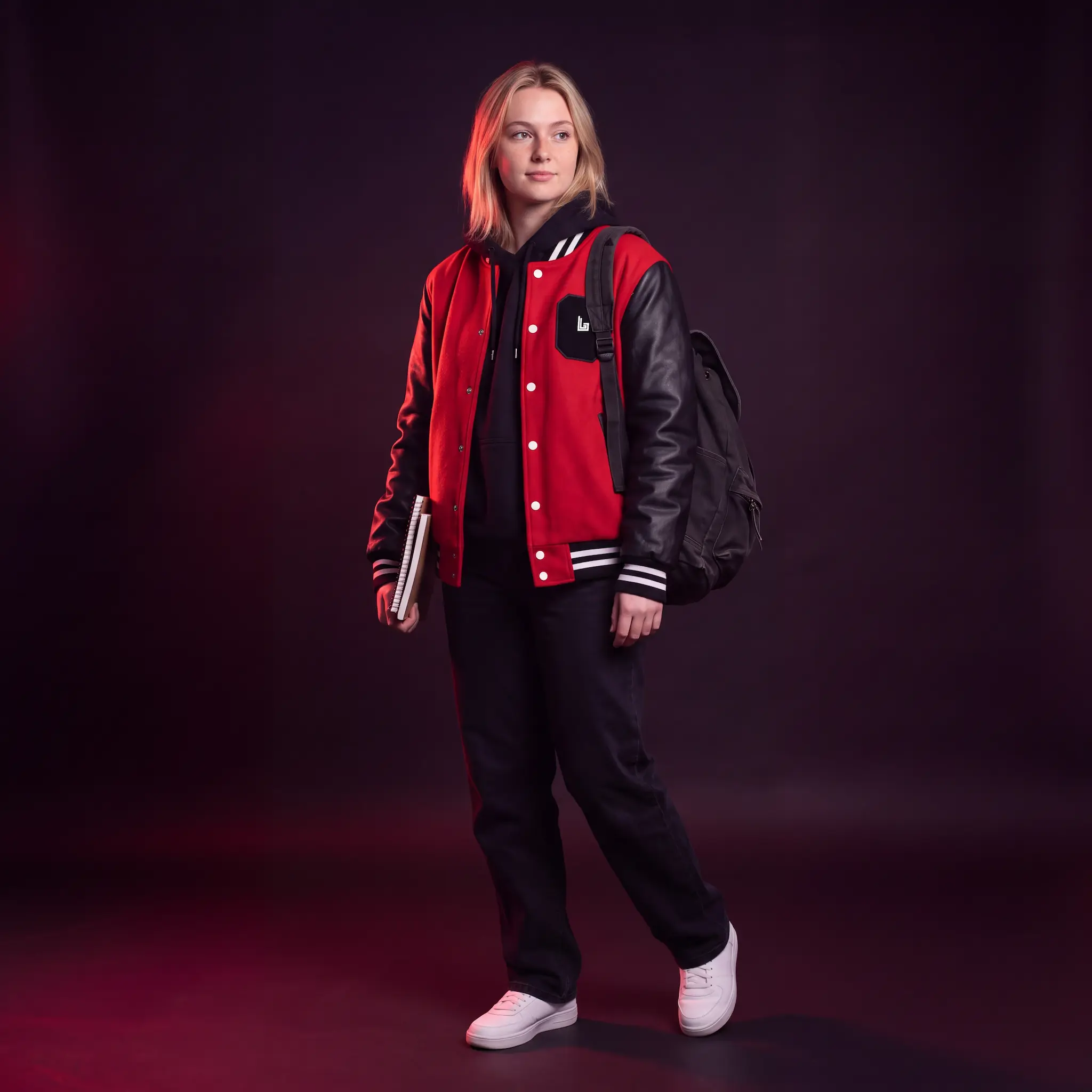 Custom varsity jacket and campus hoodie by Lethletic
